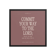 Commit Your Way: Psalm 37:5 Premium Matte Bible Verse Art    Unframed Matte Paper / 8″×10″ / Faded Brick-Unframed Matte Paper / 8″×10″ / Blush-Unframed Matte Paper / 8″×10″ / Deep Plum-Unframed Matte Paper / 8″×10″ / Mint-Unframed Matte Paper / 10″×10″ / Faded Brick 