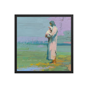 The Good Shepherd Wall Art | "He Left the 99" Scripture Print    Unframed Matte Paper / 8″×10″-Unframed Matte Paper / 10″×10″-Unframed Matte Paper / 11″×14″-Unframed Matte Paper / 12″×12″-Unframed Matte Paper / 12″×16″ 