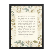 Genesis 2:9 - Botanic Floral Background  