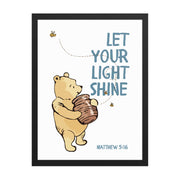 Matthew 5:16 – Pooh Bear Inspired Scripture Print