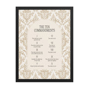 The Ten Commandments: Arch Design Print with Roman Numerals or List    Unframed Matte Paper / 8″×10″ / List-Unframed Matte Paper / 8″×10″ / Roman Numerals-Unframed Matte Paper / 11″×14″ / List-Unframed Matte Paper / 11″×14″ / Roman Numerals-Unframed Matte Paper / 12″×16″ / List 