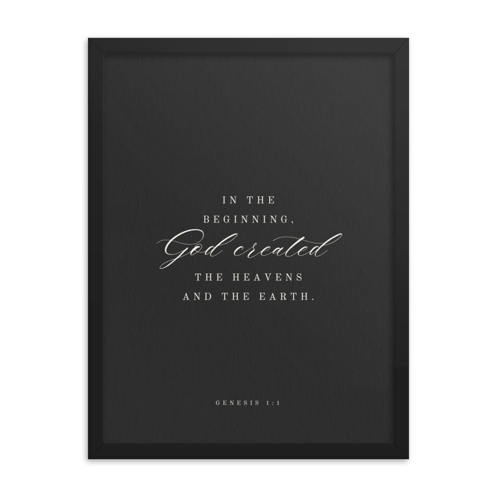 Genesis 1:1 Black Or White  