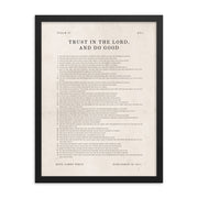 Psalm 37 Entire Chapter On Beige  