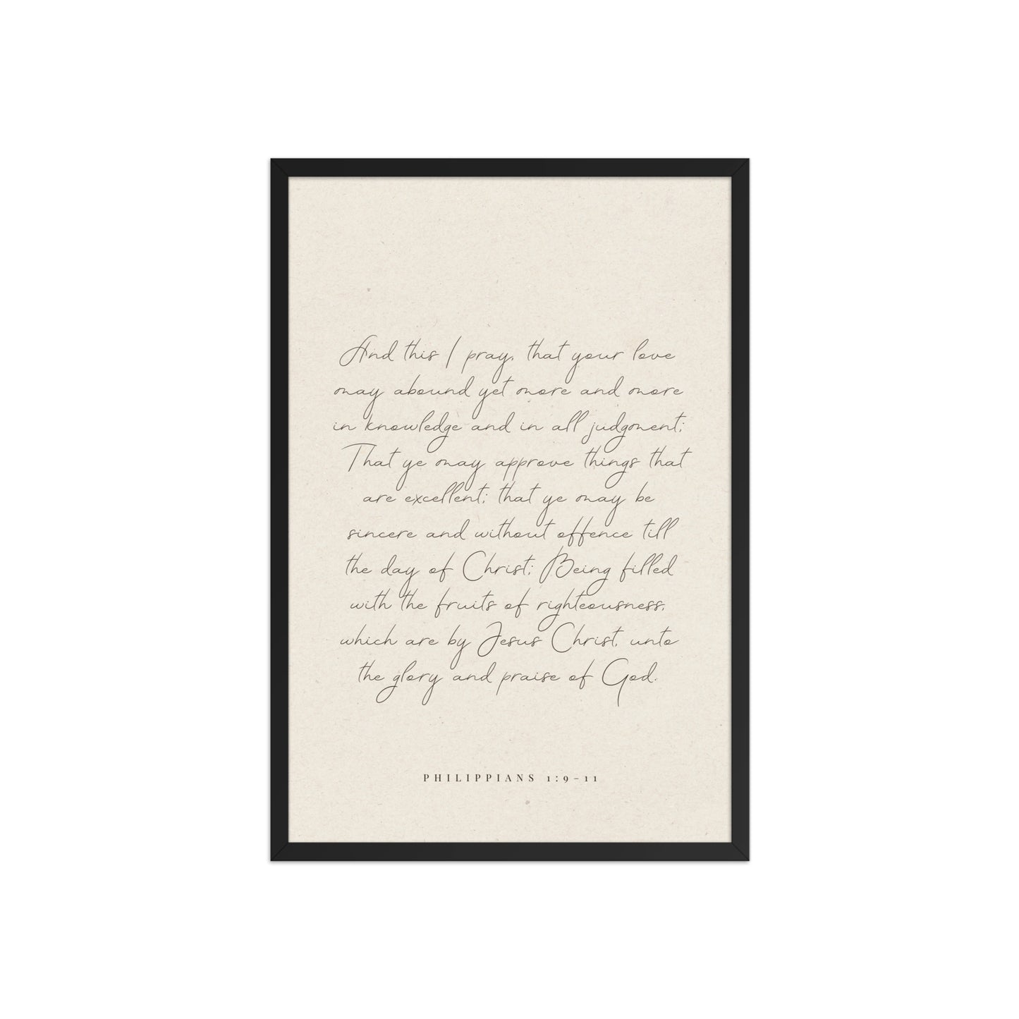 “Abound in Love” – Philippians 1:9–11 KJV Scripture Wall Art    Unframed Matte Paper / 8″×10″ / Eggshell-Unframed Matte Paper / 8″×10″ / Blue Green-Unframed Matte Paper / 8″×10″ / Red Clay-Unframed Matte Paper / 11″×14″ / Eggshell-Unframed Matte Paper / 11″×14″ / Blue Green-Unframed Matte Paper / 11″×14″ / Red Clay-Unframed Matte Paper / 12″×16″ / Eggshell-Unframed Matte Paper / 12″×16″ / Blue Green-Unframed Matte Paper / 12″×16″ / Red Clay-Unframed Matte Paper / 12″×18″ / Eggshell 
