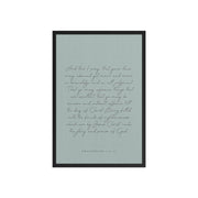 “Abound in Love” – Philippians 1:9–11 KJV Scripture Wall Art