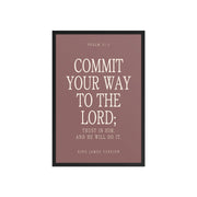Commit Your Way: Psalm 37:5 Premium Matte Bible Verse Art    Unframed Matte Paper / 8″×10″ / Faded Brick-Unframed Matte Paper / 8″×10″ / Blush-Unframed Matte Paper / 8″×10″ / Deep Plum-Unframed Matte Paper / 8″×10″ / Mint-Unframed Matte Paper / 10″×10″ / Faded Brick 