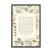 Genesis 2:9 - Botanic Floral Background  