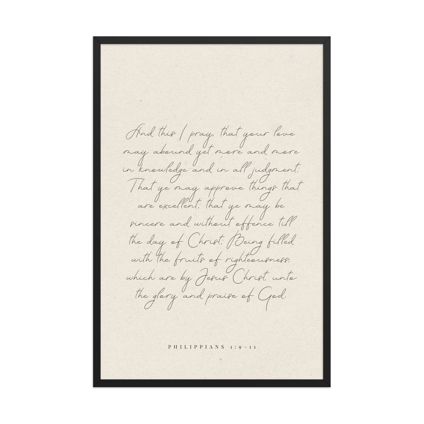 “Abound in Love” – Philippians 1:9–11 KJV Scripture Wall Art    Unframed Matte Paper / 8″×10″ / Eggshell-Unframed Matte Paper / 8″×10″ / Blue Green-Unframed Matte Paper / 8″×10″ / Red Clay-Unframed Matte Paper / 11″×14″ / Eggshell-Unframed Matte Paper / 11″×14″ / Blue Green-Unframed Matte Paper / 11″×14″ / Red Clay-Unframed Matte Paper / 12″×16″ / Eggshell-Unframed Matte Paper / 12″×16″ / Blue Green-Unframed Matte Paper / 12″×16″ / Red Clay-Unframed Matte Paper / 12″×18″ / Eggshell 