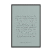 “Abound in Love” – Philippians 1:9–11 KJV Scripture Wall Art