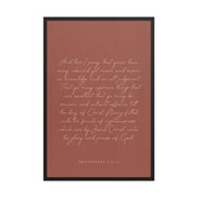 “Abound in Love” – Philippians 1:9–11 KJV Scripture Wall Art
