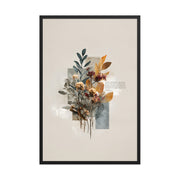 Matthew 7:24–25 Floral Wall Art, "Build on the Rock    Unframed Matte Paper / 11″×14″-Unframed Matte Paper / 12″×16″-Unframed Matte Paper / 12″×18″-Unframed Matte Paper / 16″×20″-Unframed Matte Paper / 18″×24″ 