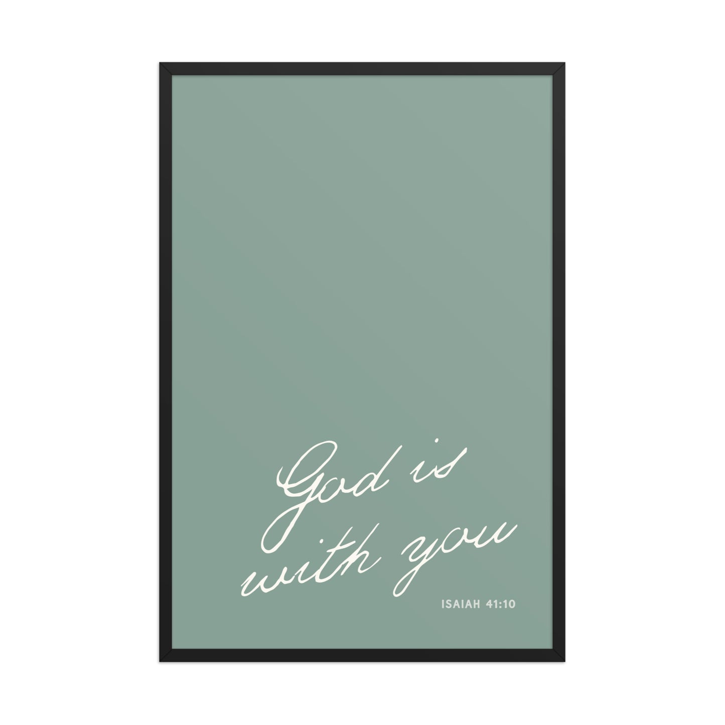 "Do Not Fear" Isaiah 41:10 Art | 3 Color Options