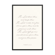 "The Lord Bless You" Numbers 6:24-26 Art | Available in 3 Colors