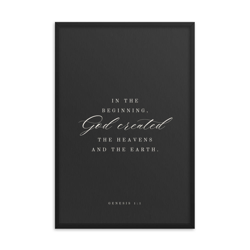 Genesis 1:1 Black Or White  