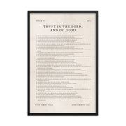 Psalm 37 Entire Chapter On Beige  