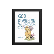 Joshua 1:9 – Winnie the Pooh Bear Inspired Scripture Print