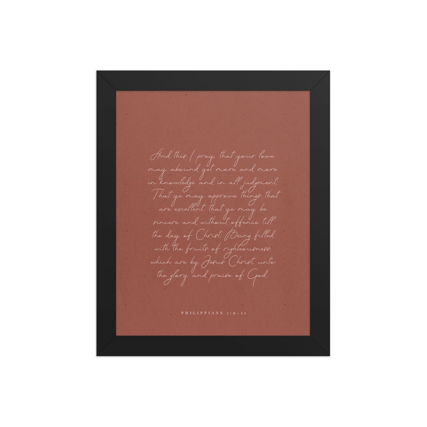 “Abound in Love” – Philippians 1:9–11 KJV Scripture Wall Art    Unframed Matte Paper / 8″×10″ / Eggshell-Unframed Matte Paper / 8″×10″ / Blue Green-Unframed Matte Paper / 8″×10″ / Red Clay-Unframed Matte Paper / 11″×14″ / Eggshell-Unframed Matte Paper / 11″×14″ / Blue Green-Unframed Matte Paper / 11″×14″ / Red Clay-Unframed Matte Paper / 12″×16″ / Eggshell-Unframed Matte Paper / 12″×16″ / Blue Green-Unframed Matte Paper / 12″×16″ / Red Clay-Unframed Matte Paper / 12″×18″ / Eggshell 