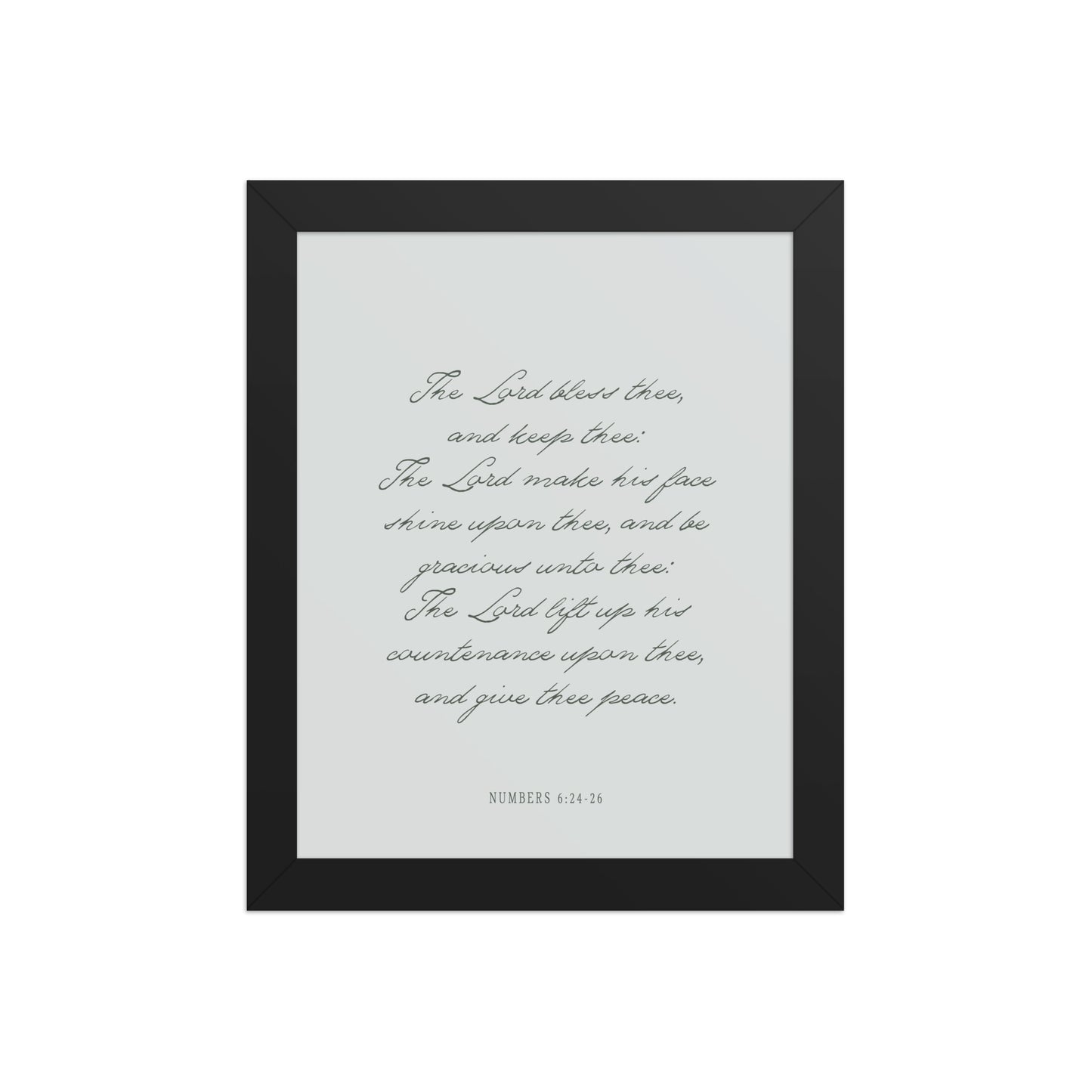 "The Lord Bless You" Numbers 6:24-26 Art | Available in 3 Colors