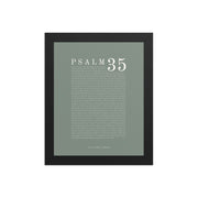 Psalm 35 Full Chapter Wall Art | Complete Scripture Print