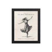 Psalm 16:11 Dancer Art On Beige Background  