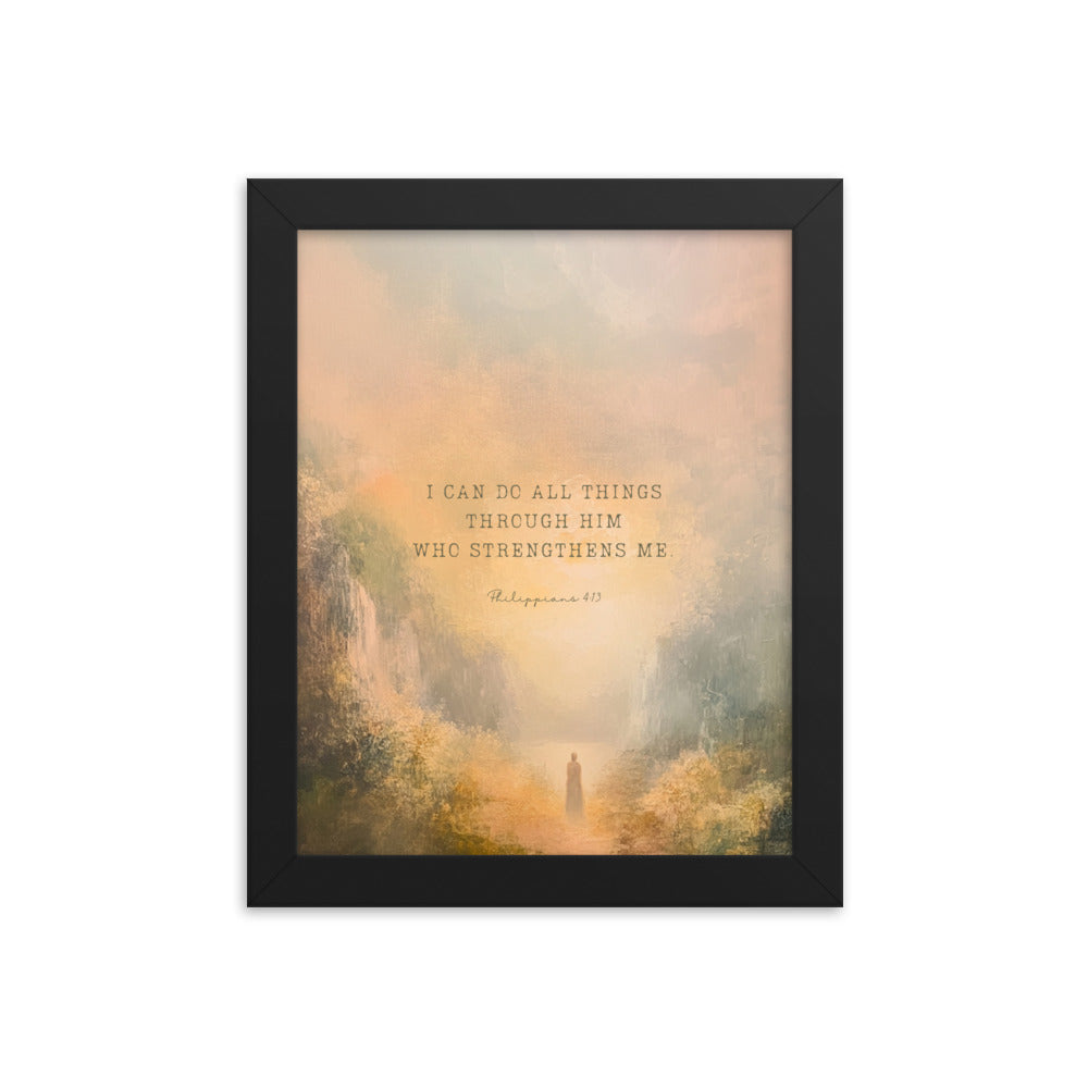 Philippians 4:13 - Oil Painting Print  