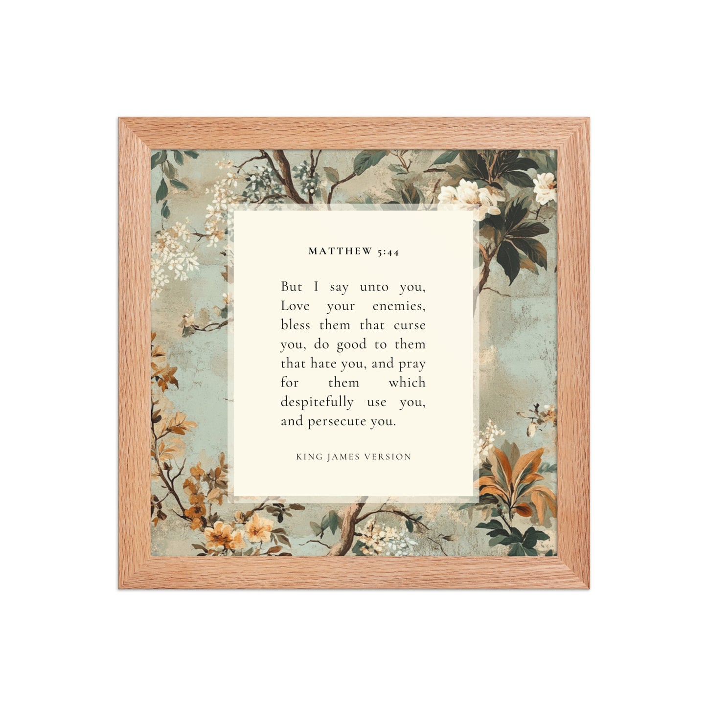 Matthew 5:44 Botanical Background  