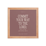 Commit Your Way: Psalm 37:5 Premium Matte Bible Verse Art    Unframed Matte Paper / 8″×10″ / Faded Brick-Unframed Matte Paper / 8″×10″ / Blush-Unframed Matte Paper / 8″×10″ / Deep Plum-Unframed Matte Paper / 8″×10″ / Mint-Unframed Matte Paper / 10″×10″ / Faded Brick 