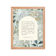 Philippians 3:10-11 –  Vintage Flower Arche  