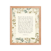 Genesis 2:9 - Botanic Floral Background  