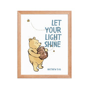 Matthew 5:16 – Pooh Bear Inspired Scripture Print