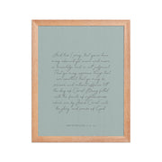 “Abound in Love” – Philippians 1:9–11 KJV Scripture Wall Art