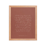 “Abound in Love” – Philippians 1:9–11 KJV Scripture Wall Art