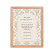 The Ten Commandments: Arch Design Print with Roman Numerals or List    Unframed Matte Paper / 8″×10″ / List-Unframed Matte Paper / 8″×10″ / Roman Numerals-Unframed Matte Paper / 11″×14″ / List-Unframed Matte Paper / 11″×14″ / Roman Numerals-Unframed Matte Paper / 12″×16″ / List 
