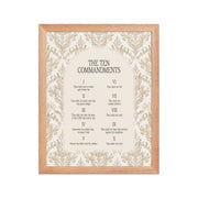 The Ten Commandments: Arch Design Print with Roman Numerals or List