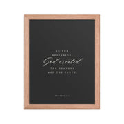 Genesis 1:1 Black Or White  