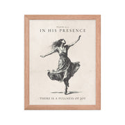 Psalm 16:11 Dancer Art On Beige Background  