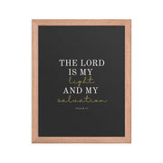Psalm 27 Quote On Light Or Dark Background  
