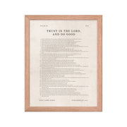 Psalm 37 Entire Chapter On Beige  