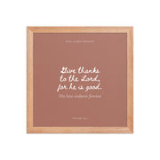 Psalm 136:1 Bible Verse on Red Background    Unframed Matte Paper / 5"x7"-Unframed Matte Paper / 8″×10″-Unframed Matte Paper / 10″×10″-Unframed Matte Paper / 11″×14″-Unframed Matte Paper / 12″×12″-Unframed Matte Paper / 12″×16″-Unframed Matte Paper / 12″×18″-Unframed Matte Paper / 14″×14″-Unframed Matte Paper / 16″×16″-Unframed Matte Paper / 16″×20″ 