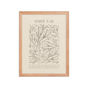 John 3:16 - Black Floral Art On Beige Background    Unframed Matte Paper / 5"x7"-Unframed Matte Paper / 8″×10″-Unframed Matte Paper / 11″×14″-Unframed Matte Paper / 12″×16″-Unframed Matte Paper / 12″×18″-Unframed Matte Paper / 16″×20″-Unframed Matte Paper / A2 (16.5″×23.3″)-Unframed Matte Paper / 18″×24″-Unframed Matte Paper / 24″×36″-Unframed Matte Paper / 20"x30" 