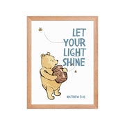 Matthew 5:16 – Pooh Bear Inspired Scripture Print