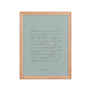 “Abound in Love” – Philippians 1:9–11 KJV Scripture Wall Art