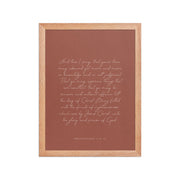 “Abound in Love” – Philippians 1:9–11 KJV Scripture Wall Art
