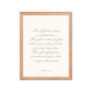 "The Lord Bless You" Numbers 6:24-26 Art | Available in 3 Colors