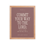 Commit Your Way: Psalm 37:5 Premium Matte Bible Verse Art    Unframed Matte Paper / 8″×10″ / Faded Brick-Unframed Matte Paper / 8″×10″ / Blush-Unframed Matte Paper / 8″×10″ / Deep Plum-Unframed Matte Paper / 8″×10″ / Mint-Unframed Matte Paper / 10″×10″ / Faded Brick 