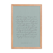 “Abound in Love” – Philippians 1:9–11 KJV Scripture Wall Art