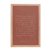 “Abound in Love” – Philippians 1:9–11 KJV Scripture Wall Art