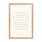 "The Lord Bless You" Numbers 6:24-26 Art | Available in 3 Colors