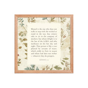 Genesis 2:9 - Botanic Floral Background  