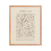 John 3:16 - Black Floral Art On Beige Background    Unframed Matte Paper / 5"x7"-Unframed Matte Paper / 8″×10″-Unframed Matte Paper / 11″×14″-Unframed Matte Paper / 12″×16″-Unframed Matte Paper / 12″×18″-Unframed Matte Paper / 16″×20″-Unframed Matte Paper / A2 (16.5″×23.3″)-Unframed Matte Paper / 18″×24″-Unframed Matte Paper / 24″×36″-Unframed Matte Paper / 20"x30" 